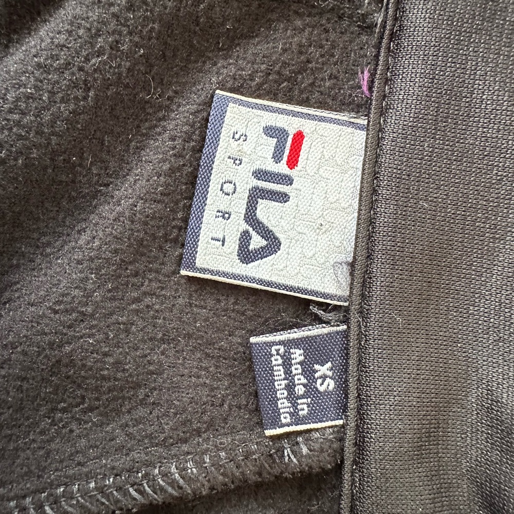 Women's Black and Purple Zip Up by Fila - Picture 15 of 17